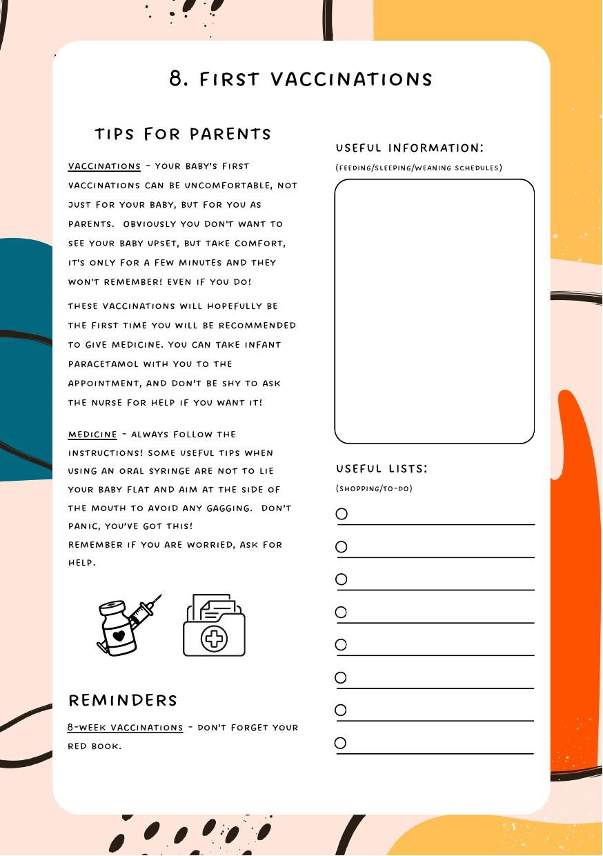 New Parent Weekly Planner - page 19